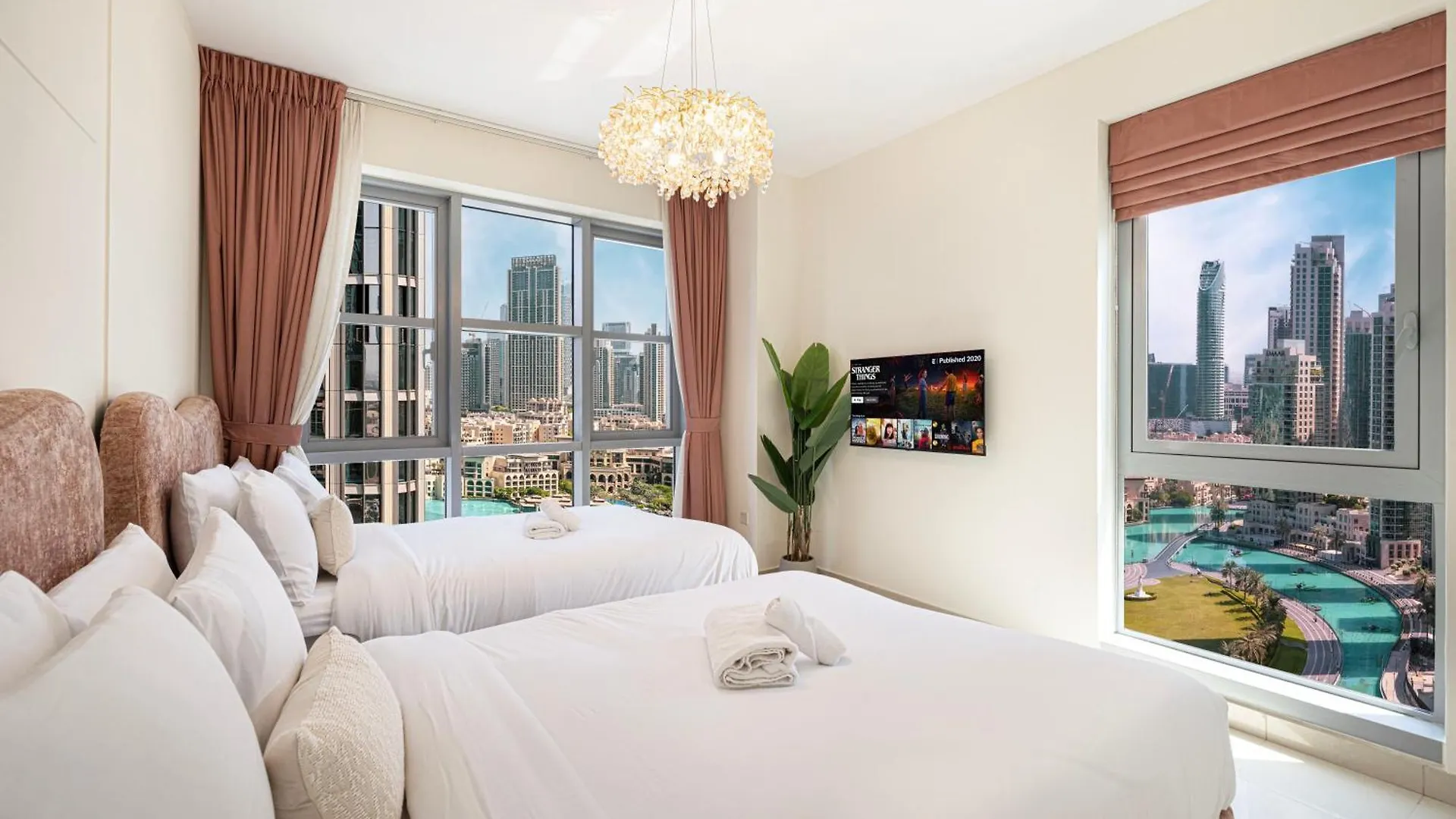 Splendid 2Br Burj Khalifa & Fountain View Διαμέρισμα Ντουμπάι